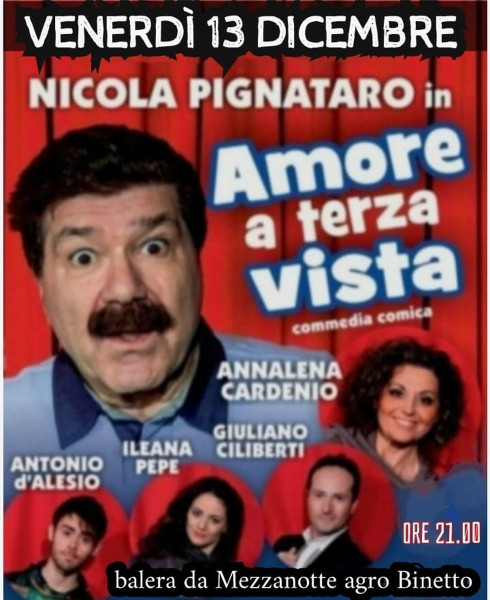 AMORE A TERZA VISTA - Commedia Teatrale Comica