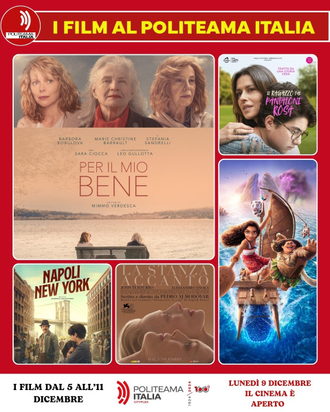 LA STANZA ACCANTO e altri film al Politeama Italia