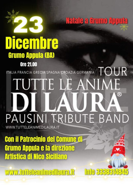 TUTTE LE ANIME DI LAURA - Tribute Band LAURA PAUSINI