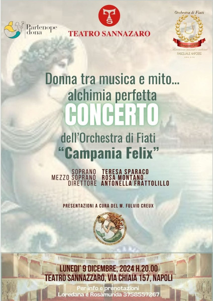 Donna tra musica e mito... alchimia perfetta.  Concerto