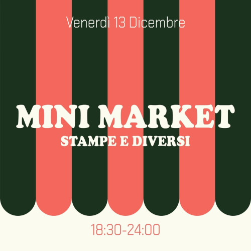 MINI MARKET live printing e pop-up market a Bari