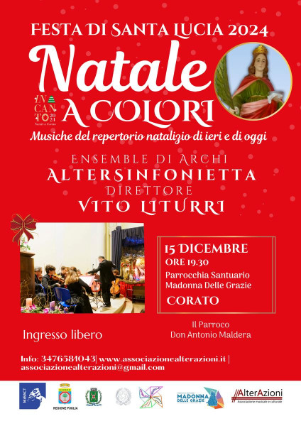 Incanto di Natale: AlterAzioni presenta "Musica a Colori" in onore di Santa Lucia