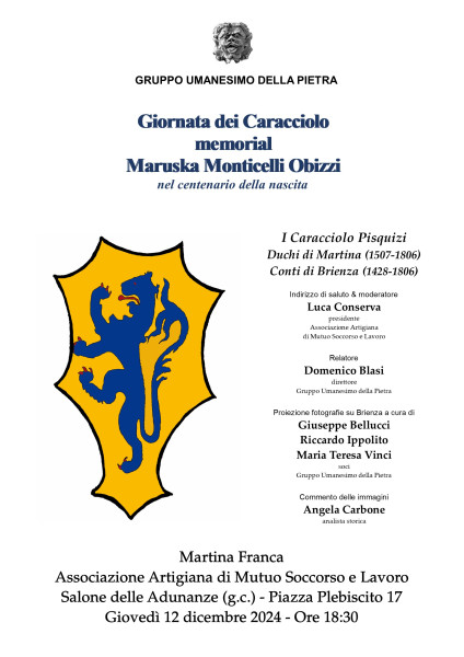 Giornata dei Caracciolo - Memorial Maruska Monticelli Obizzi