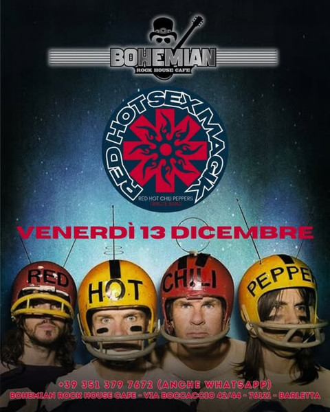 Red Hot Sex Magik - Red Hot Chili Peppers Tribute Band @ Bohémian Rock House Cafè