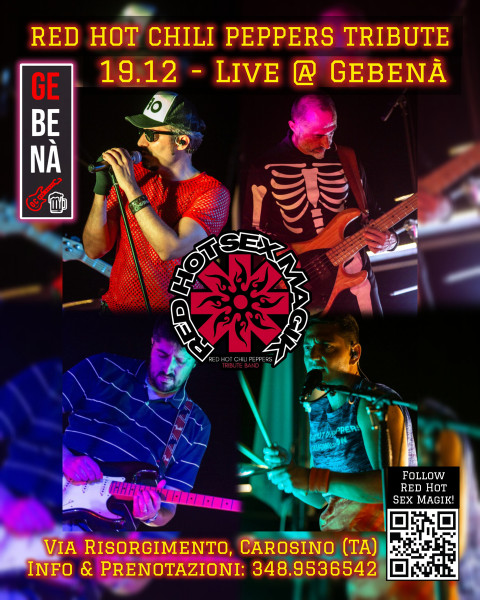 Red Hot Sex Magik - Red Hot Chili Peppers Tribute Band @ Gebenà