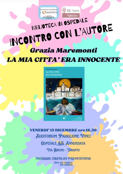 Incontro con l'autore: Grazia Maremonti "La mia città era innocente"