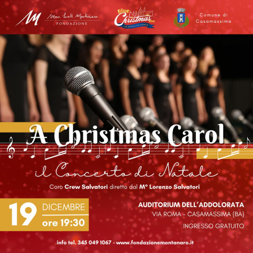 A Christmas Carol - concerto corale di Natale