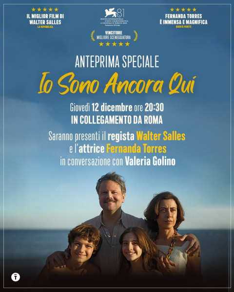 Evento Speciale - in anteprima nazionale IO SONO ANCORA QUI