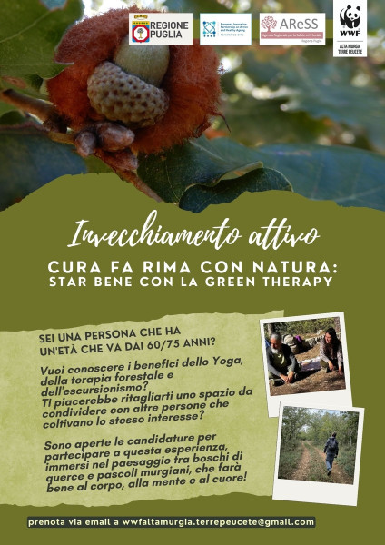 Cura Fà rima con Natura ,star bene con la Greentherapy