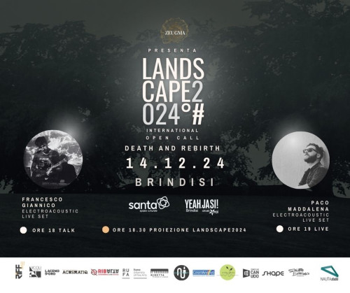 Landscape2024 a Brindisi + live Francesco Giannico e Paco Maddalena