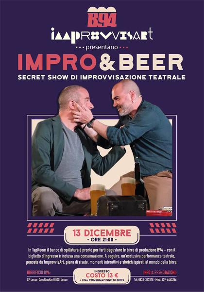 Impro&Beer B94 · ImprovvisArt Secret Show