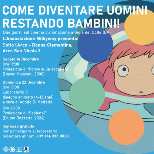 Come diventare uomini restando bambini! Proiezioni + Laboratorio