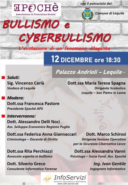 Bullismo e Cyberbullismo  L’evoluzione di un fenomeno dilagante