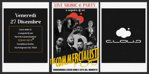 The Commercialisti - Boomdabash cover band + le hits del momento live at Cloud