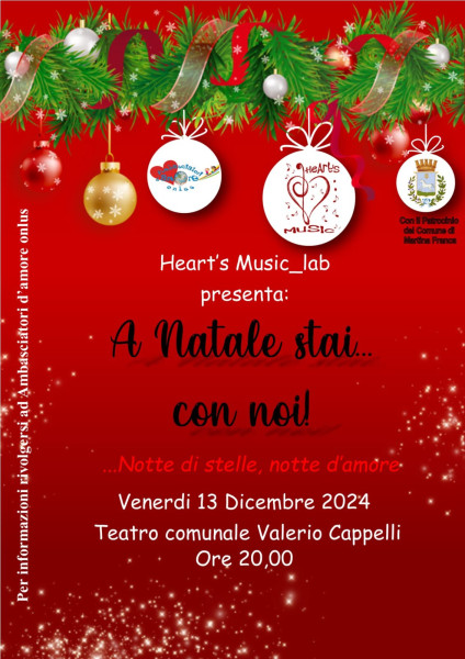 Hearts Music a Martina Franca in scena con “A Natale stai con noi!”