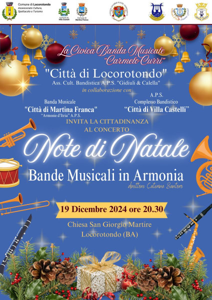 Note di Natale - Bande Musicali in Armonia