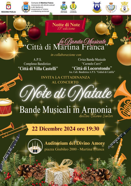 Note di Natale - Bande Musicali in Armonia