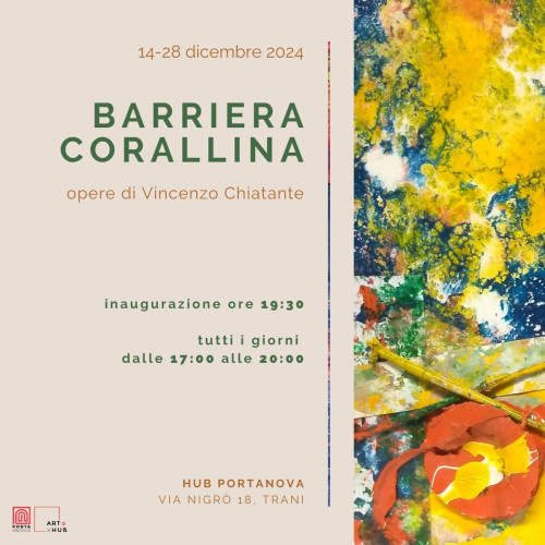 "barriera Corallina", Opere di Vincenzo Chiatante