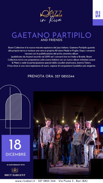 Jazz in Riva presenta Gaetano Partipilo & Friends