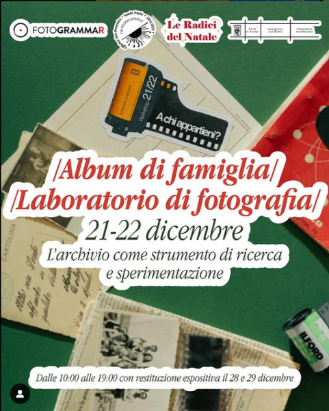 ALBUM DI FAMIGLIA - laboratorio di fotografia