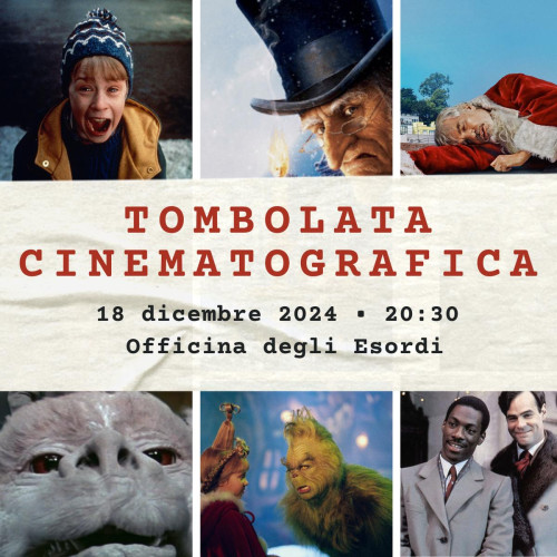 Tombolata Cinematografica - Una serata dedicata alla settima arte!