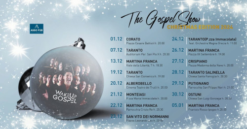 THE GOSPEL SHOW - Xmas Edition 2024 feat Orchestra Magna Grecia