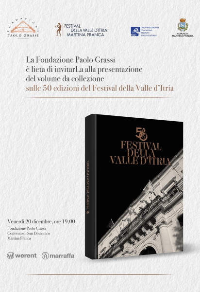 Presentazione del volume da collezione sulle 50 edizioni del Festival Della Valle d'Itria