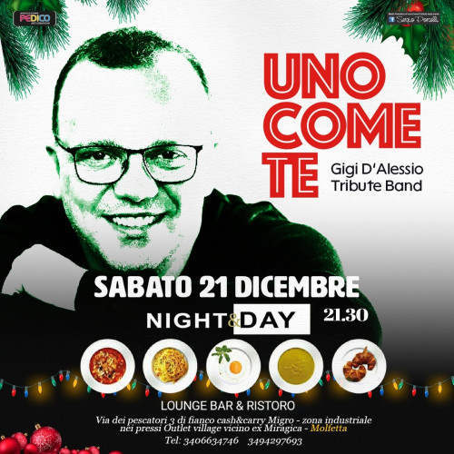 Uno come te - Gigi D'Alessio tribute band live a Molfetta