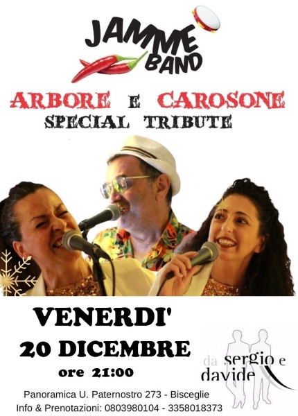 ARBORE e CAROSONE live tribute con la JAMME BAND