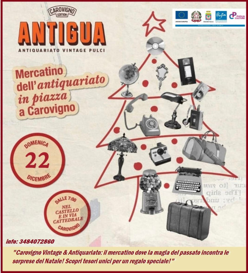 Vivi la magia del Natale al Mercatino di Antiquariato e Vintage