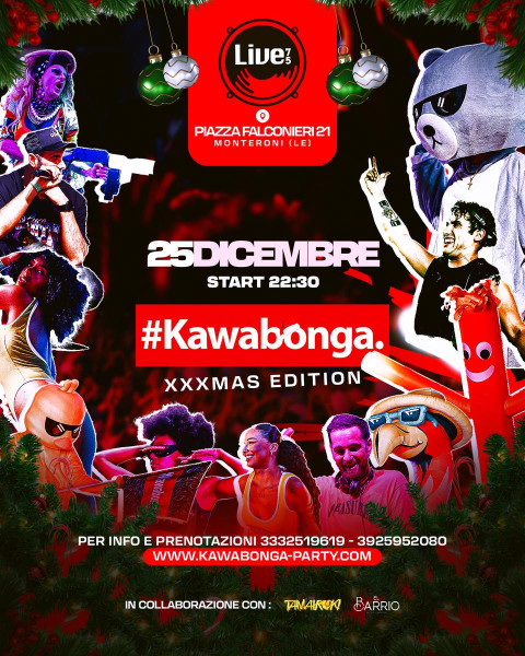 Kawabonga Party: il Natale Alternativo al Live75!