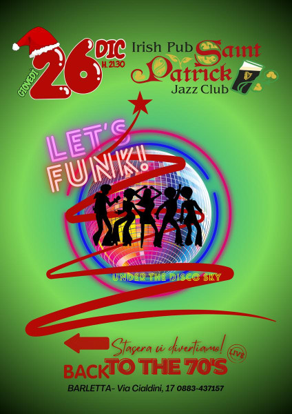 BACK TO THE 70's _ DISCO FUNKY LIVE MUSIC