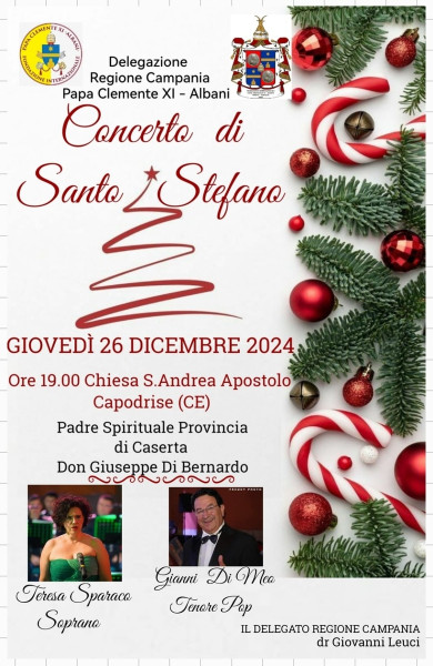 Concerto di Santo Stefano Fondazione Internazionale Papa Clemente XI Albani