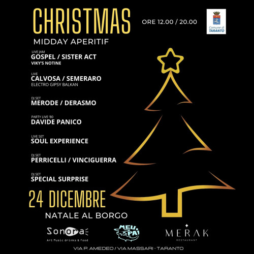 Christmas Midday Aperitif / Natale nel borgo di Taranto