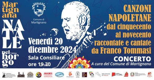 La canzone napoletana secondo Franco Tommasi protagonista domani sera a Martignano