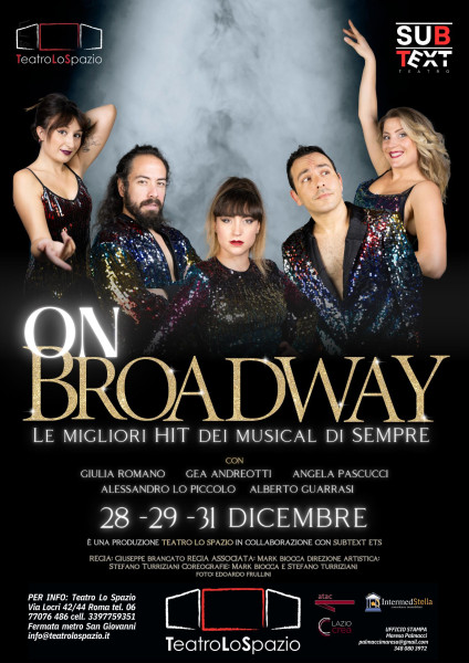 ON BROADWAY- Le migliori hit dei musical di sempre di Giuseppe Brancato e Mark Biocca on stage