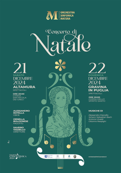 Concerto di Natale dell’Orchestra Sinfonica di Matera