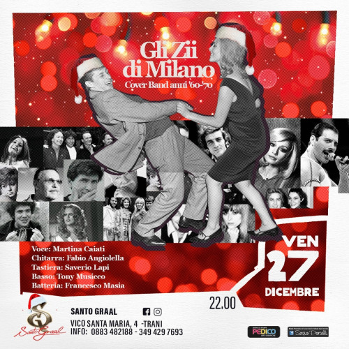 Gli Zii di Milano - cover band anni 60 70 live a Trani