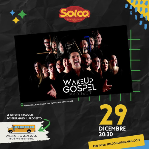 WakeUp Gospel Project | concerto di beneficenza