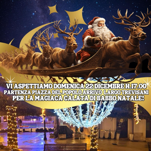 LA MAGIA DEL NATALE ARRIVA AD ALBEROBELLO CON LA CALATA DI BABBO NATALE!