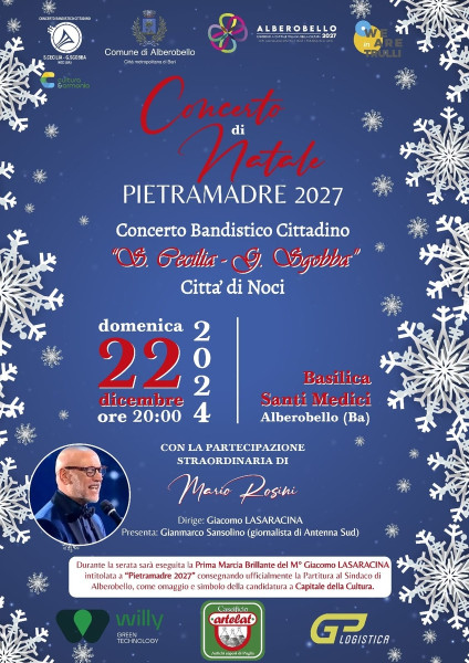 Concerto di Natale presso la Basilica dei SS. Medici Cosma e Damiano:  un evento speciale per Alberobello