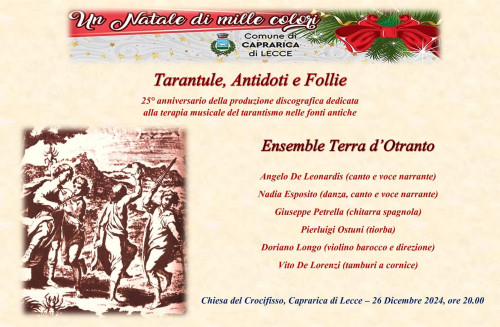 Tarantule, antidoti e follie