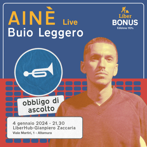 LiberMusic: Ainé live concert con "Buio Leggero"