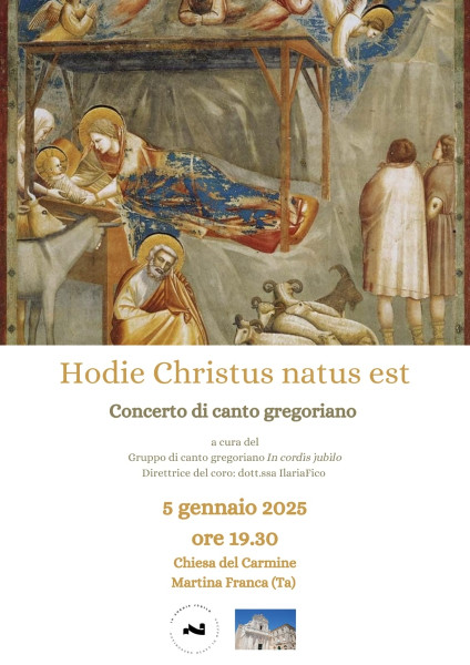 Hodie Christus natus est - Concerto di Canto Gregoriano