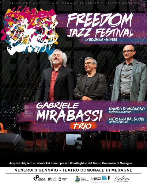 Gabriele MIRABASSI trio - Freedom Jazz Festival '25