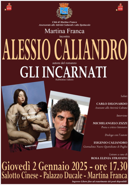 Martina Franca – Presentazione libro Alessio Caliandro