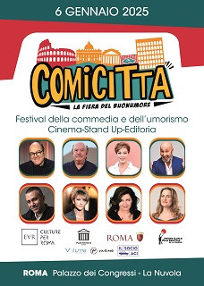 COMICITTA' - LA FIERA DEL BUONUMORE.  Carlo Verdone, Lino Banfi, Edvige Fenech, Maurizio Battista...