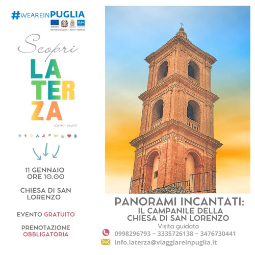 Panorami incantati: il campanile della chiesa di San Lorenzo