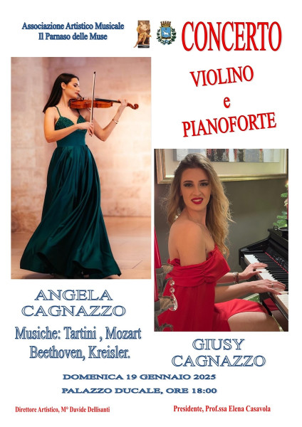 CONCERTO DI VIOLINO E PIANOFORTE