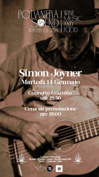 Gioia del Colle – Polvanera Sound: Simon Joyner (Usa)